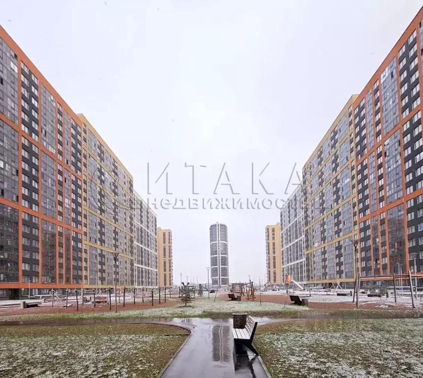 2-к кв. Ленинградская область, Всеволожский район, пос. Бугры ул. ... - Фото 0