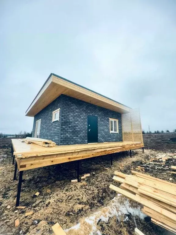 Дом в Пермский край, Пермский муниципальный округ, д. Мокино ул. ... - Фото 1