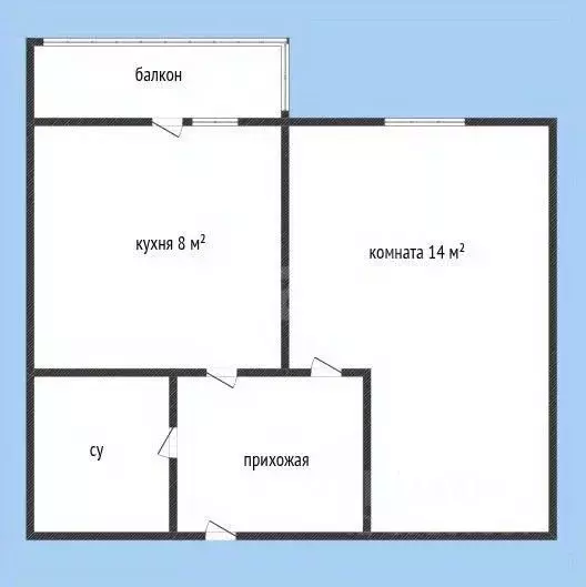 1-к кв. Краснодарский край, Новороссийск ул. Куникова, 47Г (32.1 м) - Фото 2