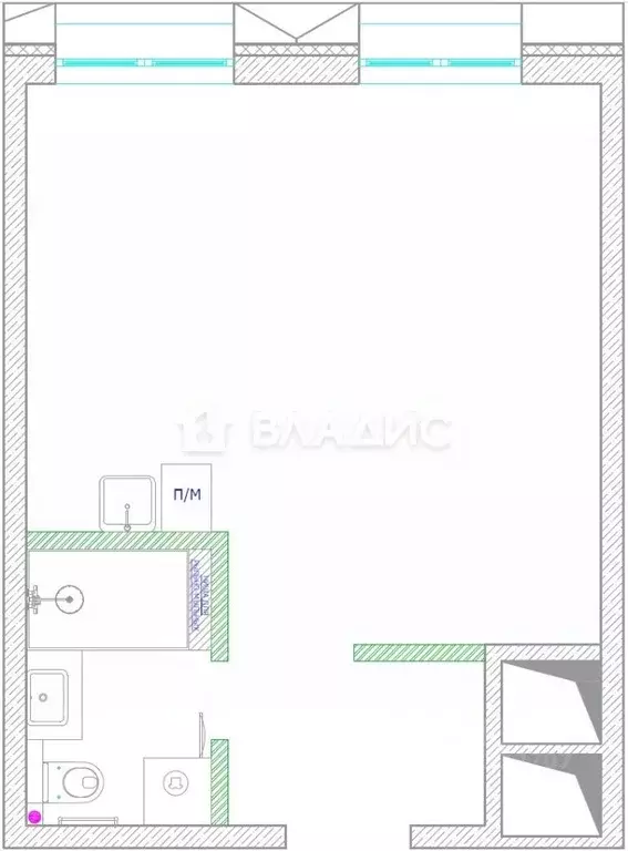 Студия Московская область, Одинцовский городской округ, Заречье пгт ... - Фото 2
