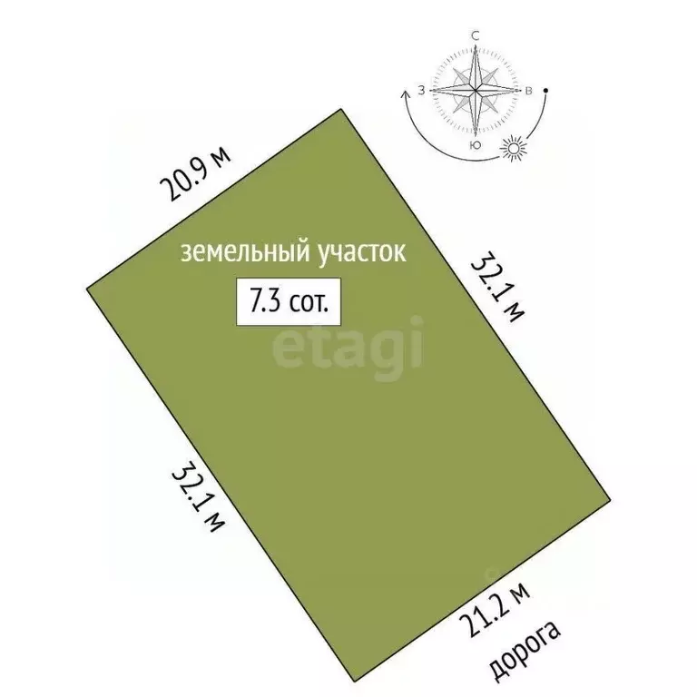 Участок в Крым, Кировский район, Старый Крым городское поселение ул. ... - Фото 2
