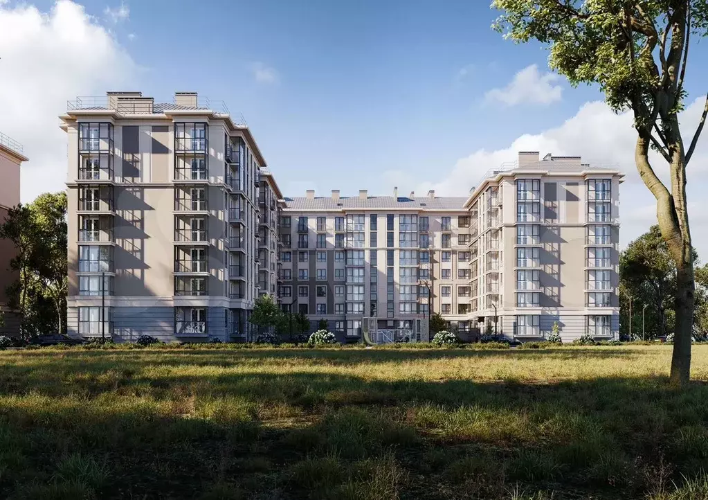 2-к. квартира, 57,7 м, 6/7 эт. - Фото 0