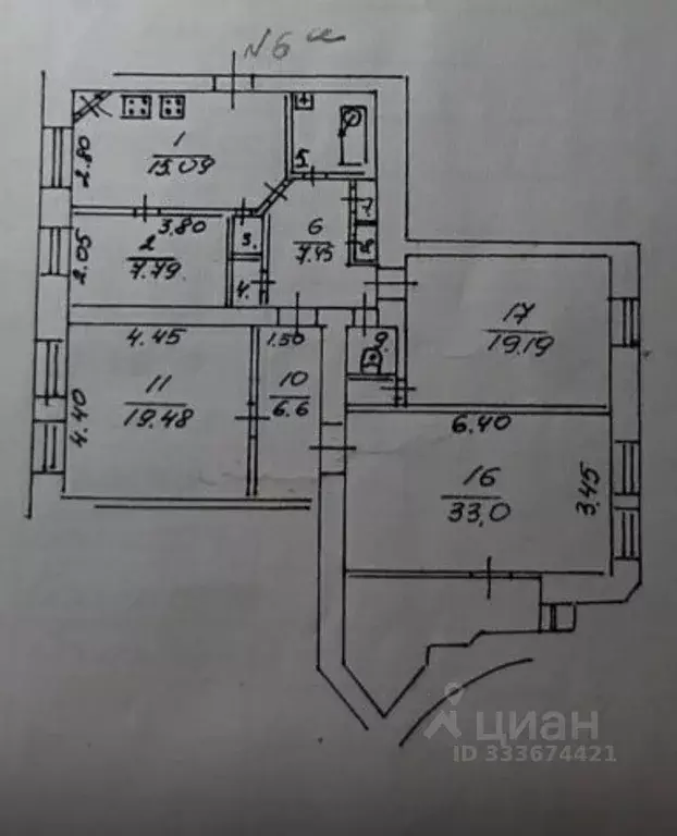 Комната Ленинградская область, Выборг Ленинградский просп., 9 - Фото 2