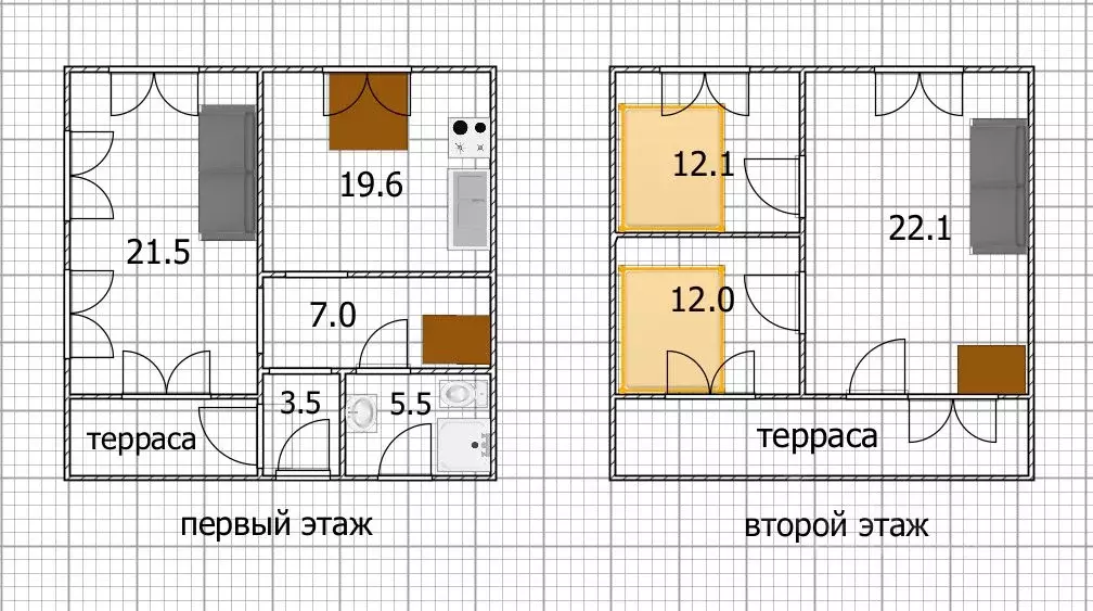 Дом в Башкортостан, Уфа Железнодорожник СНТ, 127 (108 м) - Фото 2