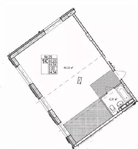 2-к кв. Нижегородская область, Нижний Новгород Малая Ямская ул. (64.53 ... - Фото 0