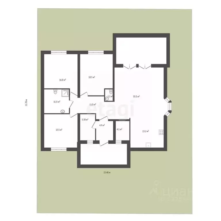 Участок в Липецкая область, Липецкий муниципальный округ, Заря-2 СНТ, ... - Фото 2