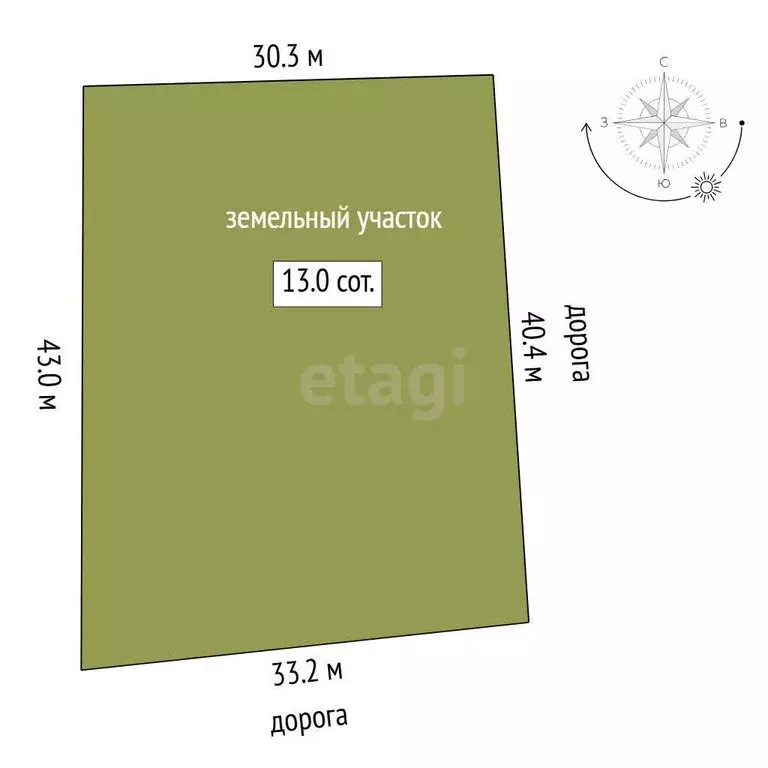 Участок в Тюменская область, Нижнетавдинский муниципальный округ, село ... - Фото 1