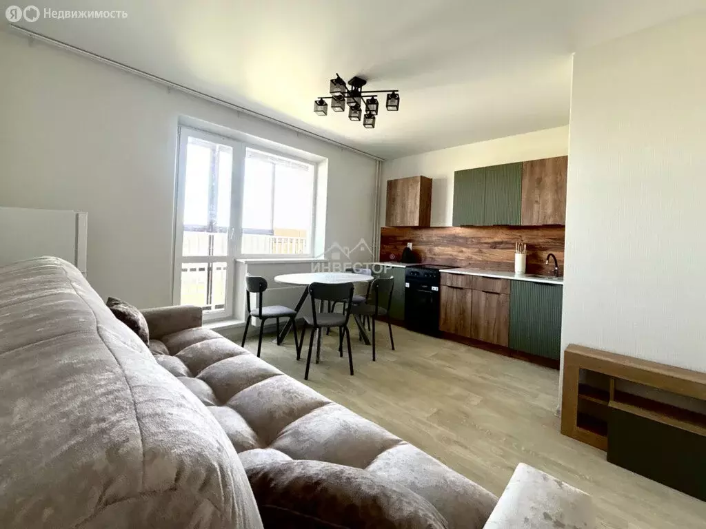 Квартира-студия: посёлок Западный, Береговая улица, 4 (23.7 м) - Фото 1