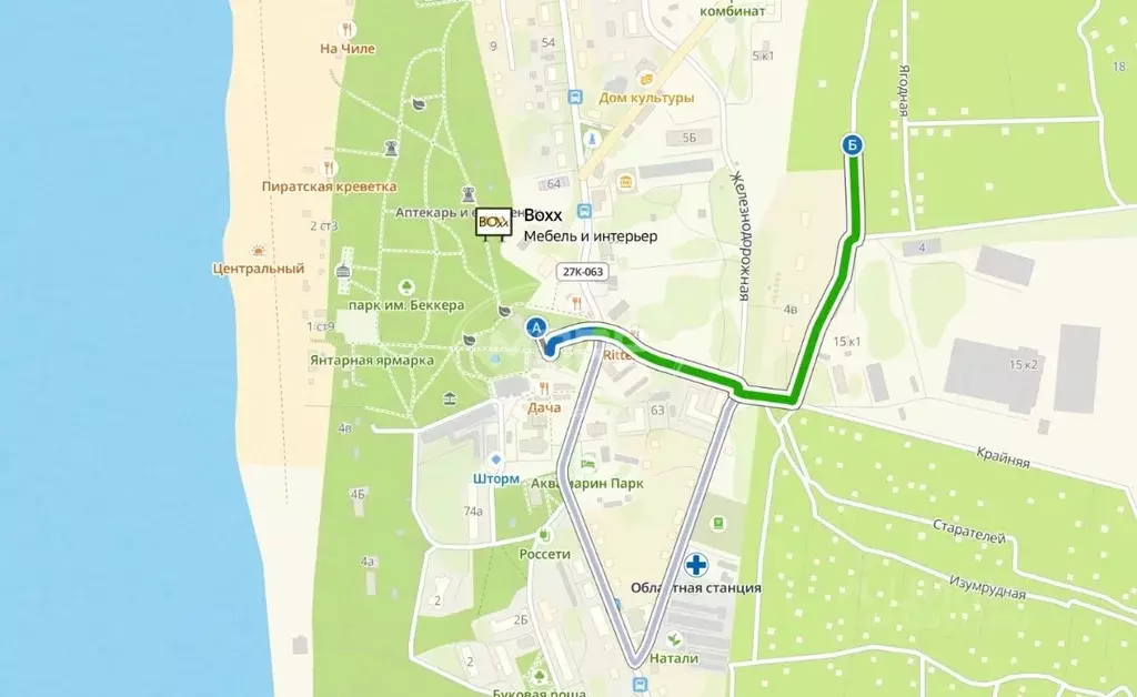 Участок в Калининградская область, Янтарный пгт ул. Клубничная (5.0 ... - Фото 1