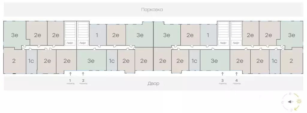 2-к кв. Воронежская область, Новоусманский район, пос. Отрадное ул. ... - Фото 2