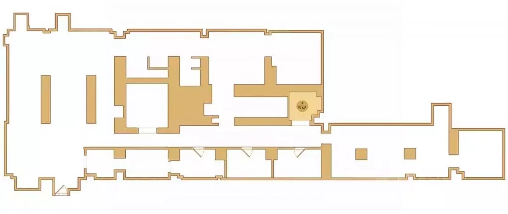 Помещение свободного назначения в Москва Кутузовский просп., 27 (5 м) - Фото 2
