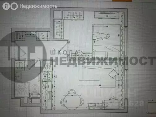 2-комнатная квартира: Санкт-Петербург, Архивная улица, 3к1 (33.5 м) - Фото 1