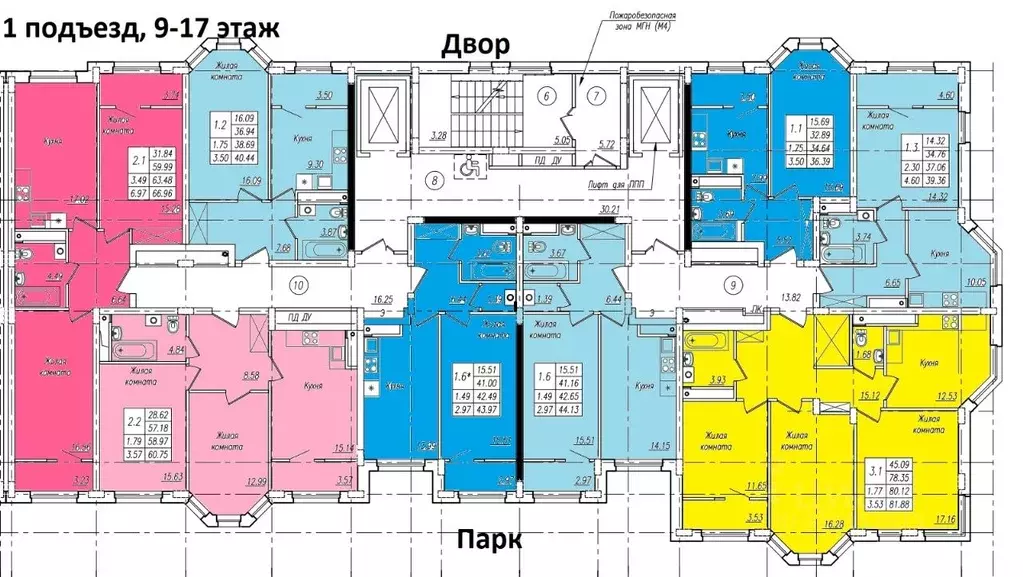 1-к кв. Тамбовская область, Тамбов Селезневская ул., 2Бк1 (36.59 м) - Фото 0