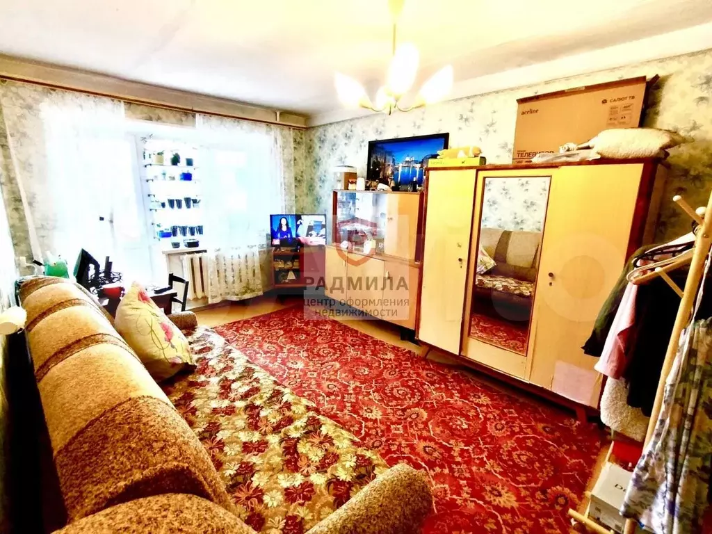 1-к. квартира, 30 м, 4/5 эт. - Фото 1