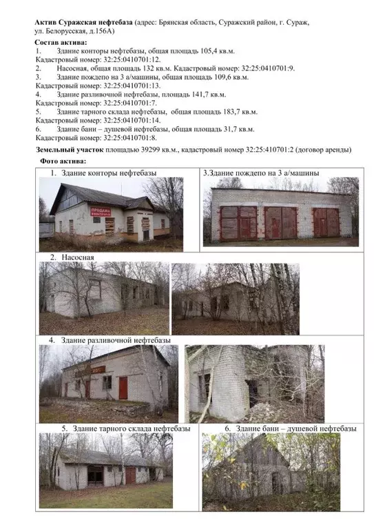 Помещение свободного назначения в Брянская область, Суражское ... - Фото 1