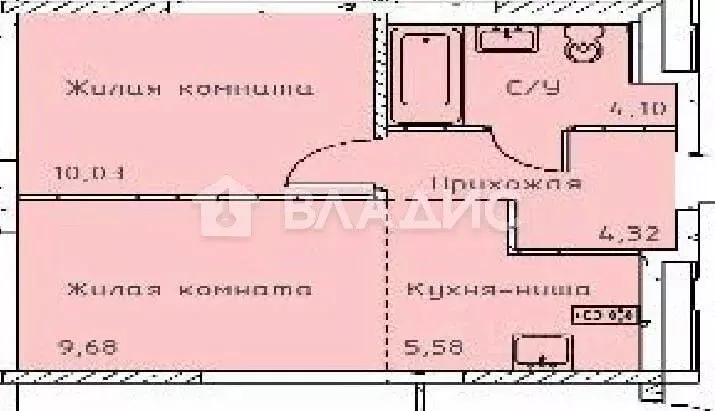 2-к кв. Московская область, Ленинский городской округ, Мисайлово пгт, ... - Фото 2