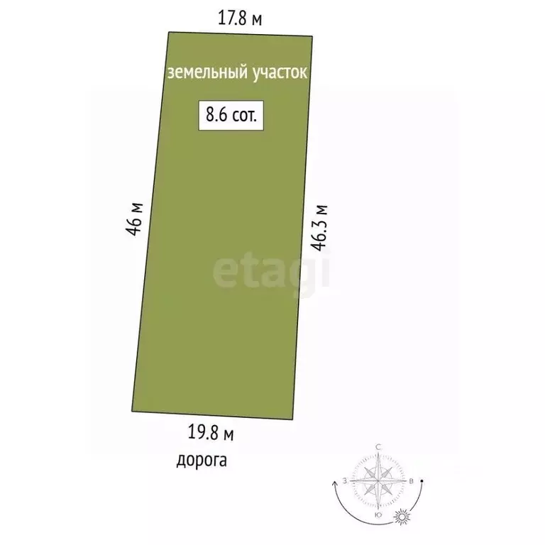 Участок в Владимирская область, Петушинский муниципальный округ, ... - Фото 1