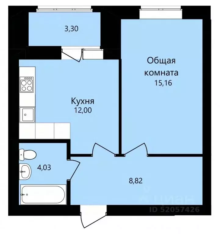 1-к кв. Мордовия, Саранск ул. Филатова, 11 (41.66 м) - Фото 0