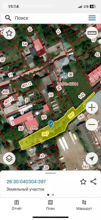 Участок в Ессентуки, улица Орджоникидзе, 10 (11.1 м) - Фото 0