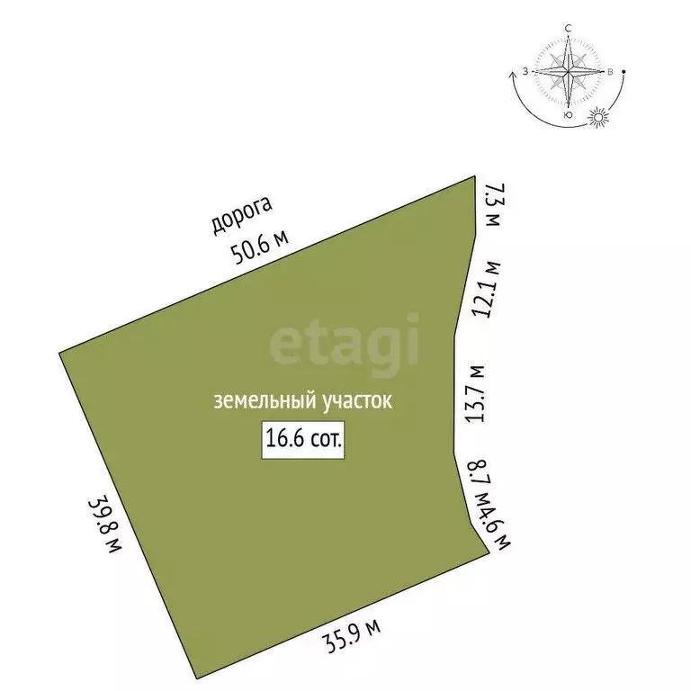 Участок в Тукаевский район, деревня Малая Шильна (16.5 м) - Фото 1