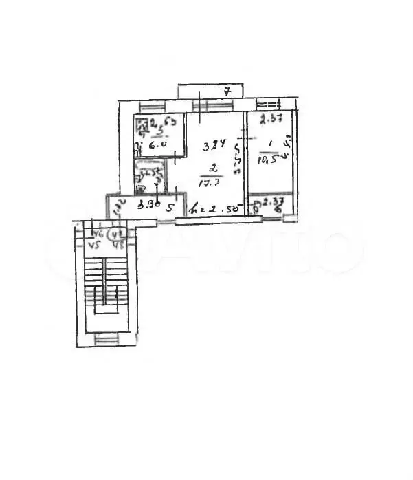 Аукцион: 2-к. квартира, 44,9 м, 5/5 эт. - Фото 0