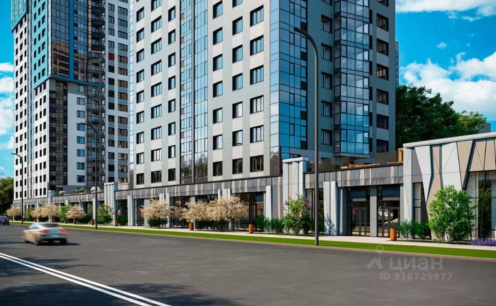 2-к кв. Новосибирская область, Новосибирск ул. Титова, 48 (69.91 м) - Фото 1