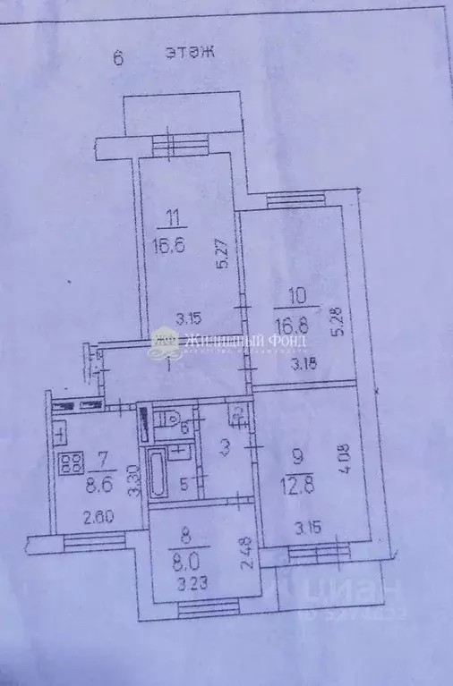 4-к кв. Курская область, Курск ул. Косухина, 35 (77.7 м) - Фото 1