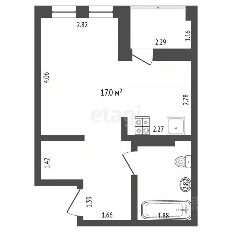 Студия Тюменская область, Тюменский муниципальный округ, д. Дударева ... - Фото 2