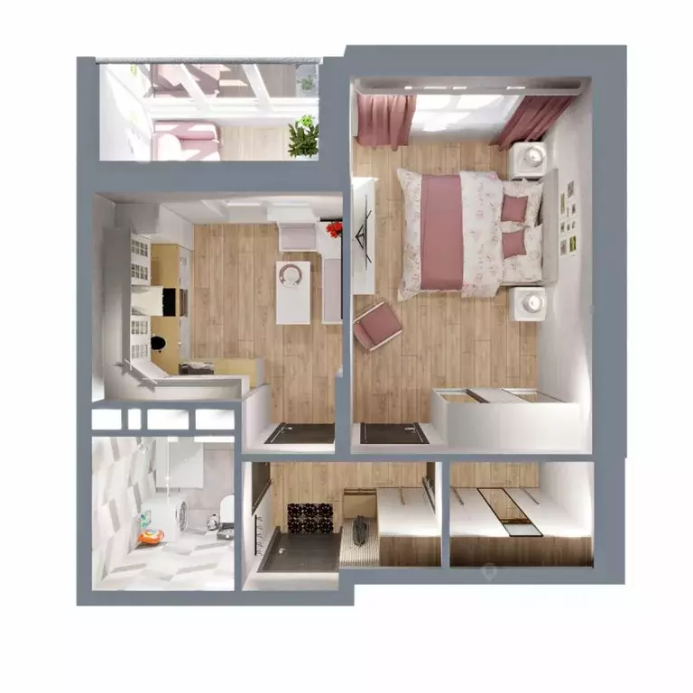 1-к кв. Владимирская область, Владимир бул. Сталинградский, 5 (36.8 м) - Фото 2