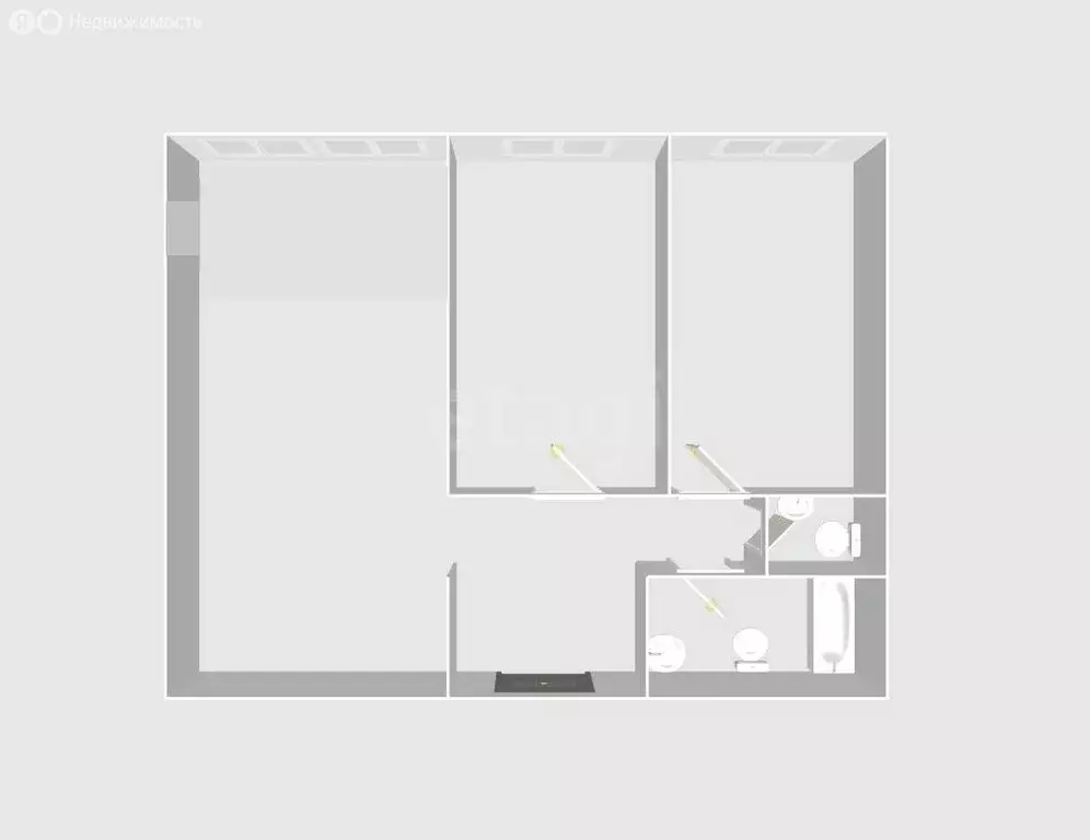 2-комнатная квартира: Южно-Сахалинск, улица имени Владимира ... - Фото 1