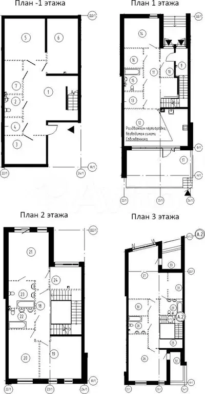 4-к. квартира, 428,5 м, 3/3 эт. - Фото 1