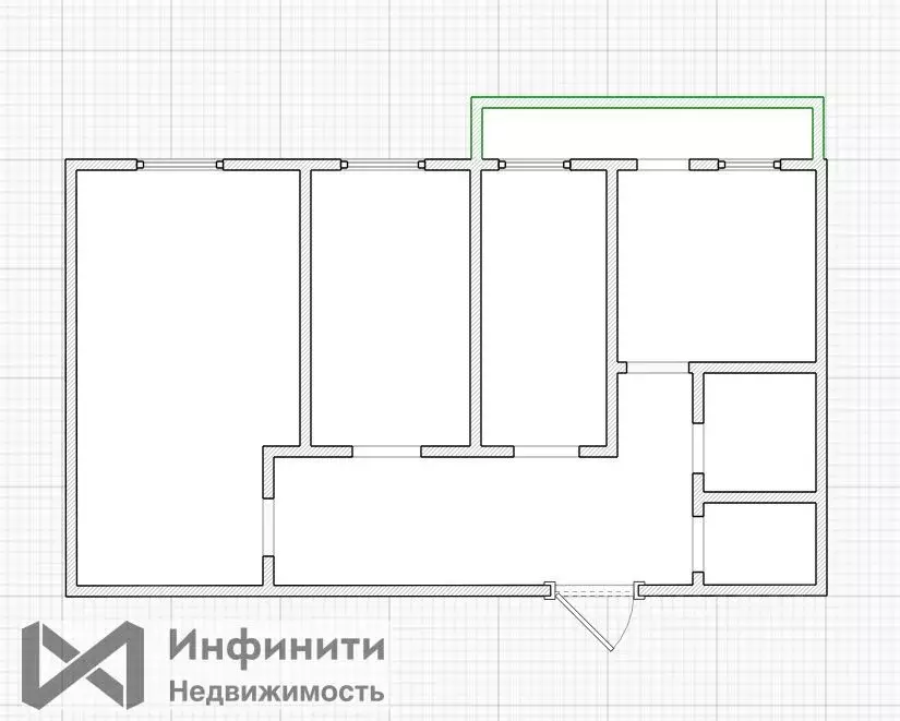 3-к кв. Ставропольский край, Пятигорск ул. Булгакова (77.4 м) - Фото 1