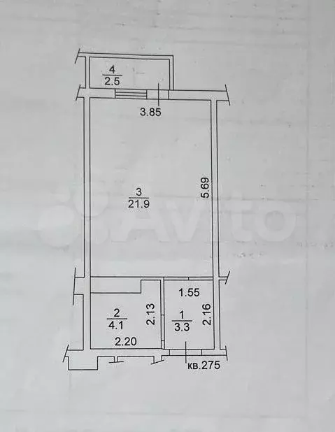 Квартира-студия, 29,3 м, 10/10 эт. - Фото 0