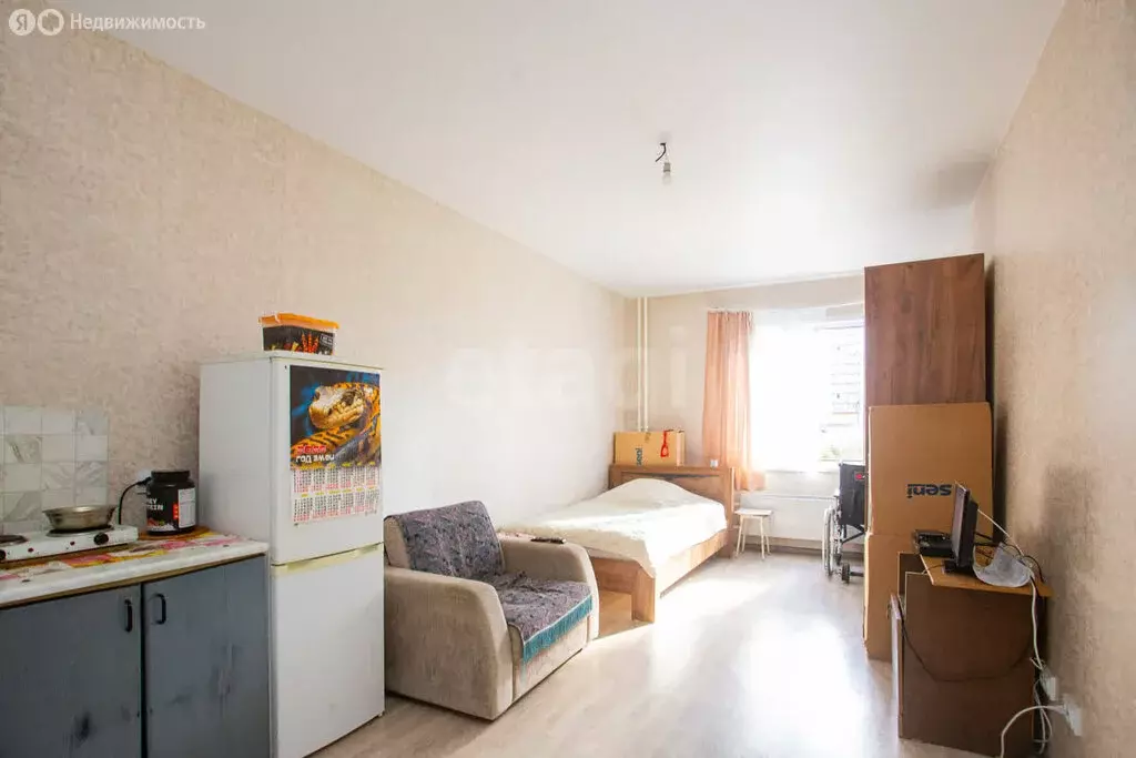 Квартира-студия: Кемерово, бульвар Строителей, 69 (28.5 м) - Фото 1