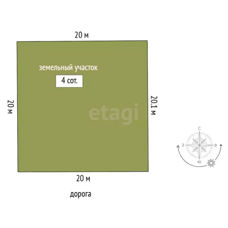 Участок в Тюменская область, Тюменский муниципальный округ, д. ... - Фото 1