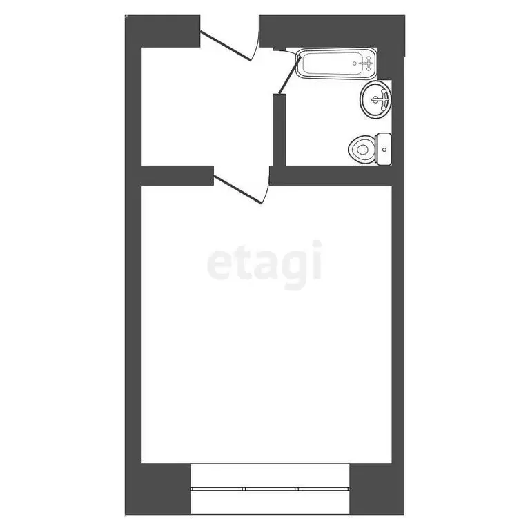 1к в -комнатной квартире (13.4 м) - Фото 1