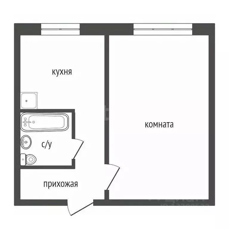 1-к кв. Красноярский край, Красноярск Северо-Западный мкр, ул. ... - Фото 2