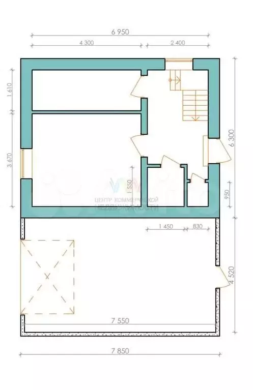 Здание с землей в центре Демы 127 м2 - Фото 1