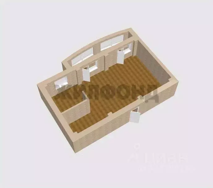 Студия Белгородская область, Белгород Свято-Троицкий бул., 15 (85.0 м) - Фото 1