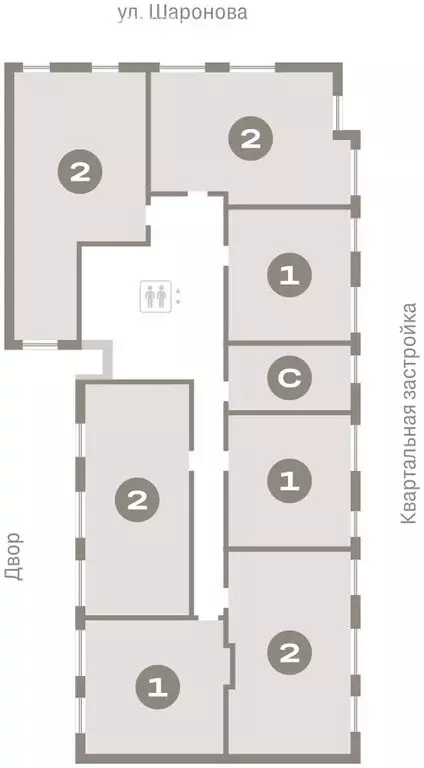 2-комнатная квартира: Омск, Кировский округ (71.8 м) - Фото 1