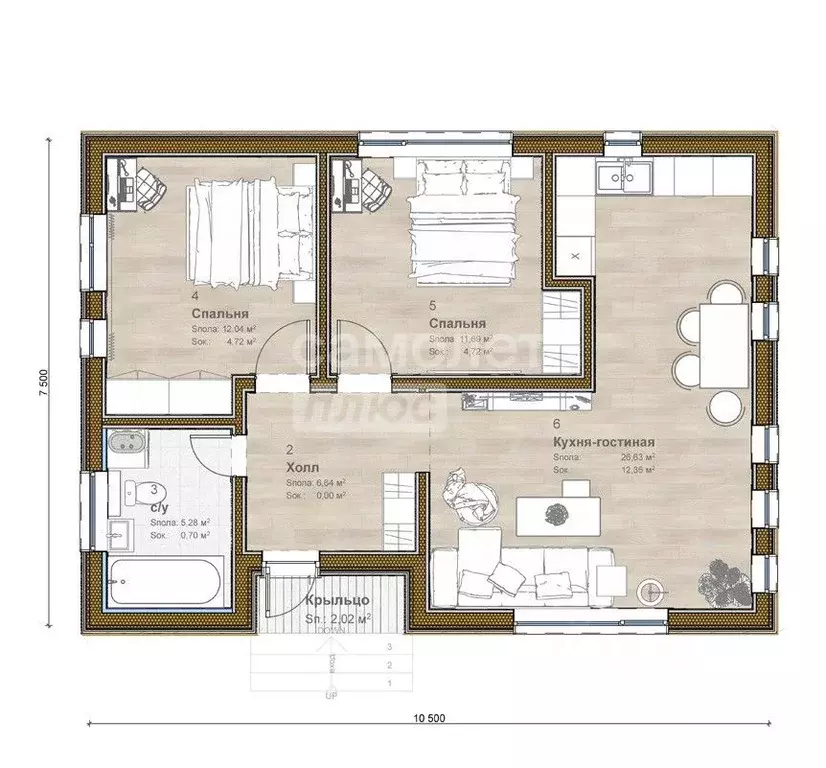Дом в Московская область, Серпухов городской округ, Воскресенки кп, ... - Фото 2