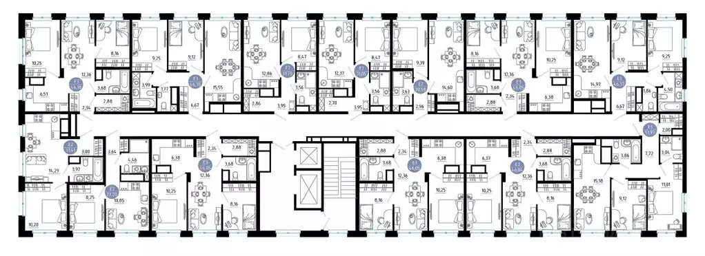 2-к кв. Рязанская область, Рязань 9-10-й кв-л,  (46.35 м) - Фото 2