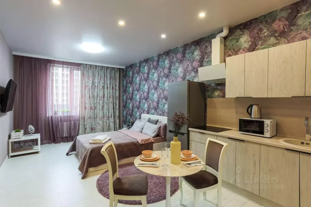 1-к кв. Татарстан, Казань Чистопольская ул., 86/10 (30.0 м) - Фото 0
