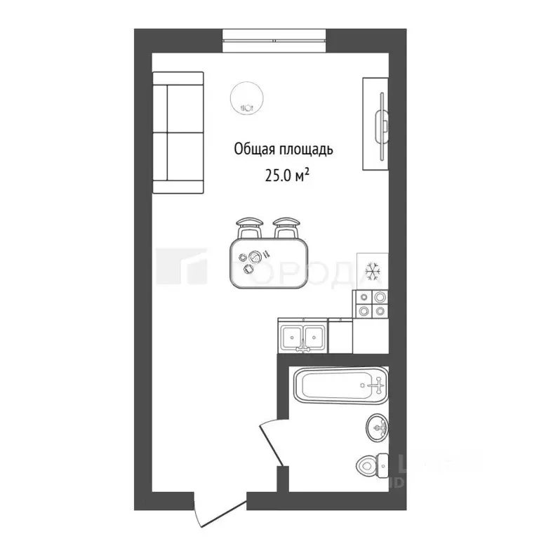 Студия Новосибирская область, Новосибирск Железнодорожная ул., 15/1 ... - Фото 2