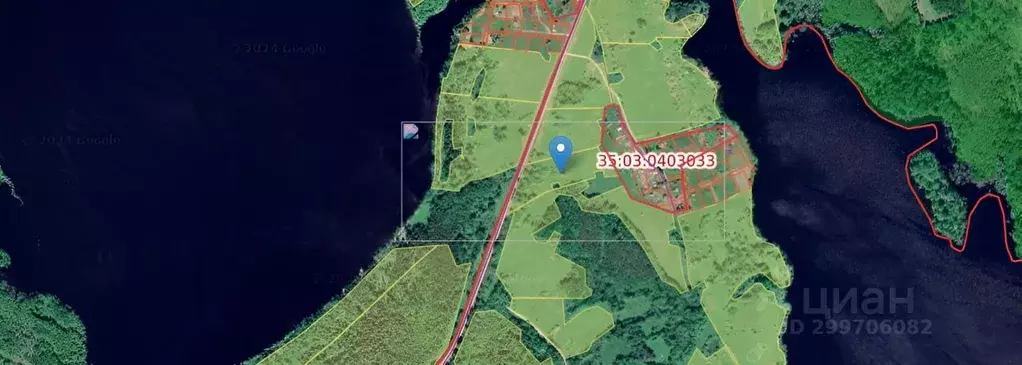 Участок в Вологодская область, Белозерский муниципальный округ, ... - Фото 1