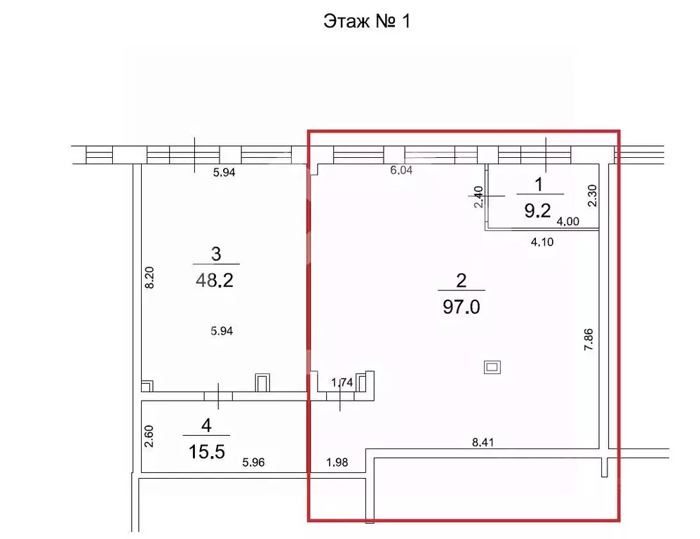 Помещение свободного назначения в Москва Сколковское ш., 40к1 (106 м) - Фото 2
