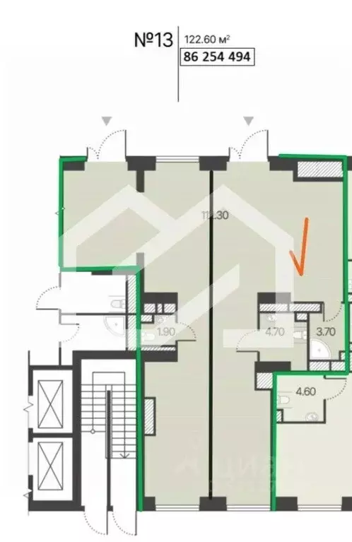 Торговая площадь в Москва дом Обручева 30 тер., к2 (70 м) - Фото 0