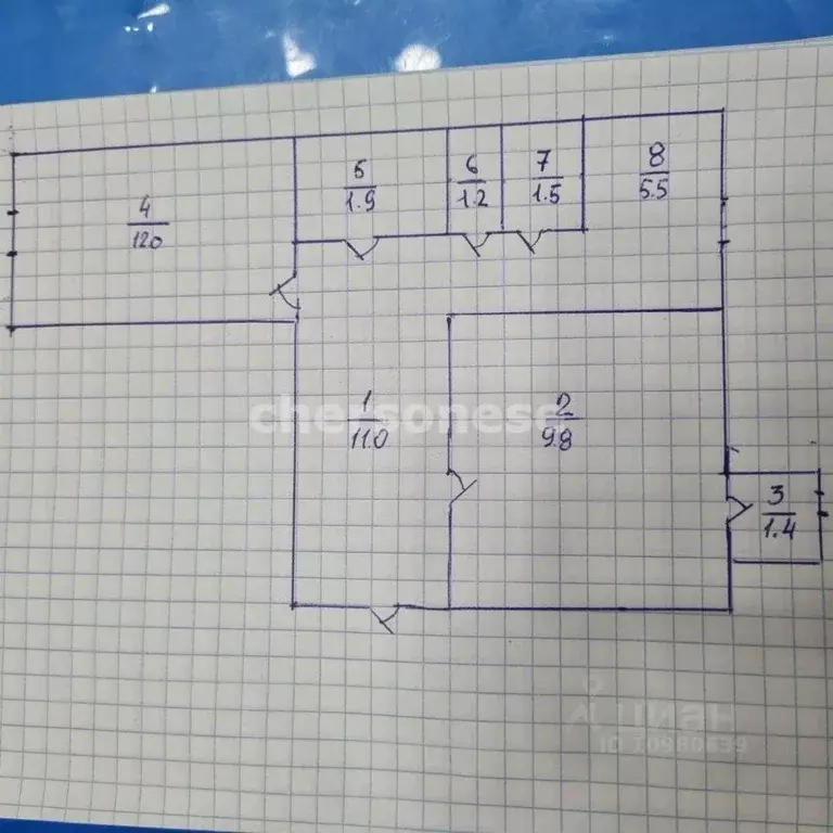 2-к кв. Севастополь ул. Большая Морская, 40 (44.0 м) - Фото 2
