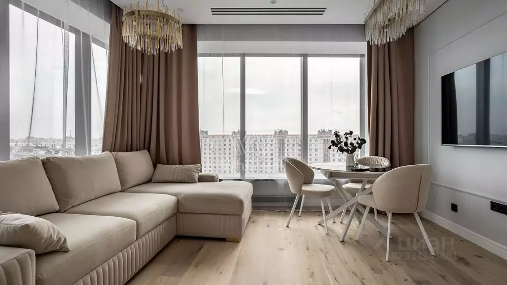 3-к кв. Москва пл. Курского Вокзала, 1 (75.0 м) - Фото 1