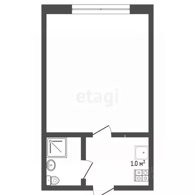 Комната Тюменская область, Тюмень Фабричная ул., 22 (13.2 м) - Фото 1